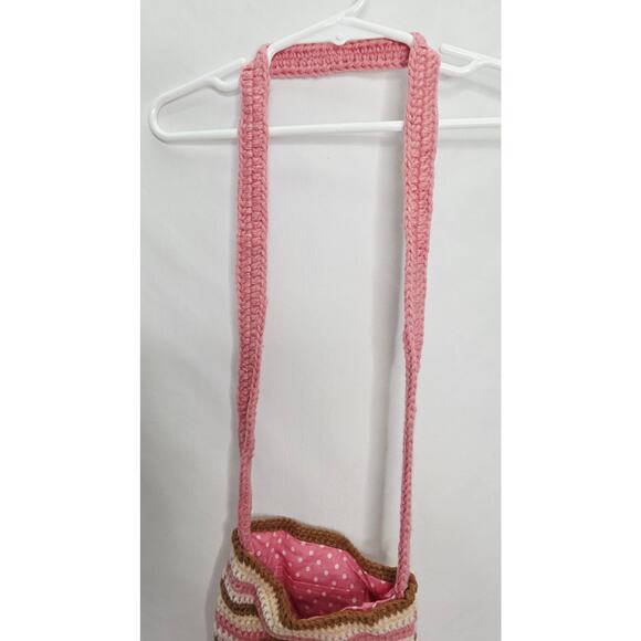 Matilda Jane Small Kids Crochet Purse With Yellow Flower  7"x 7" new with tags - Picture 5 of 9